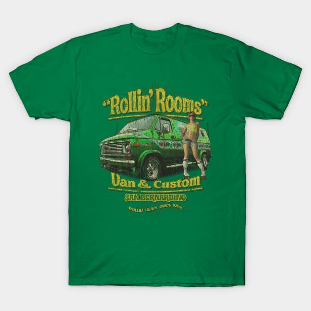 Rollin' Rooms Van and Custom 1965 T-Shirt by JCD666